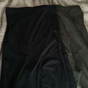 NWOT ENERFUL MATERNITY LEGGINGS SET WITH POCKETS